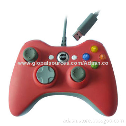 Wired game Joypad for Xbox 360, with Double shock, various colors, factory cheap priceNew